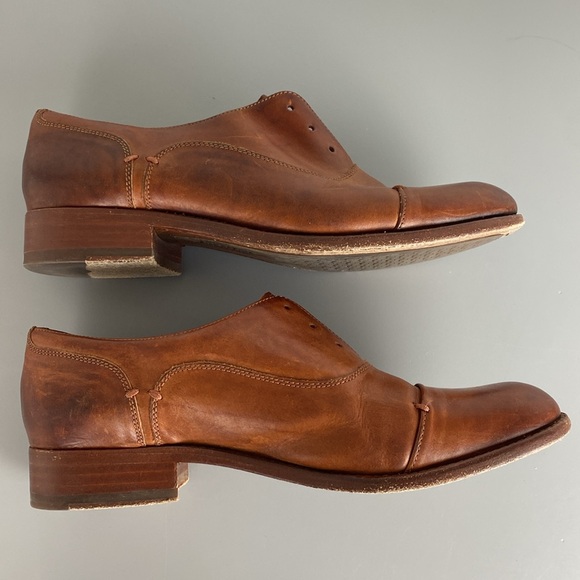 Ariat two24 Austen Brown Leather Oxford Shoes - Picture 5 of 9